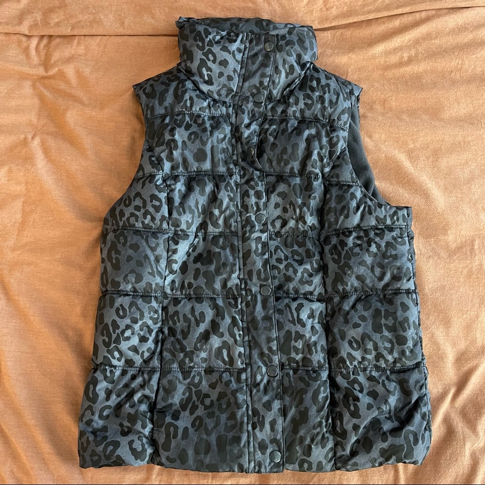 Cheetah Puffer Vest